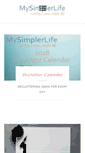 Mobile Screenshot of mysimplerlife.com